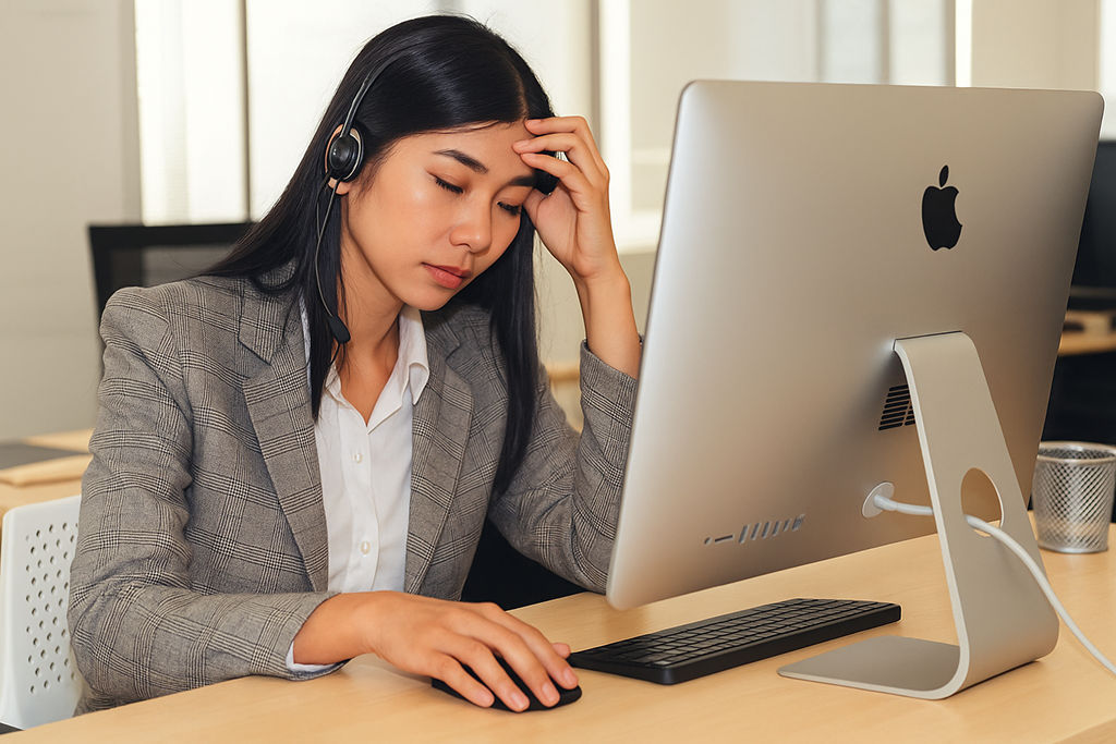 Tired Customer Support Agent